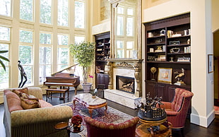 brown living room furniture set